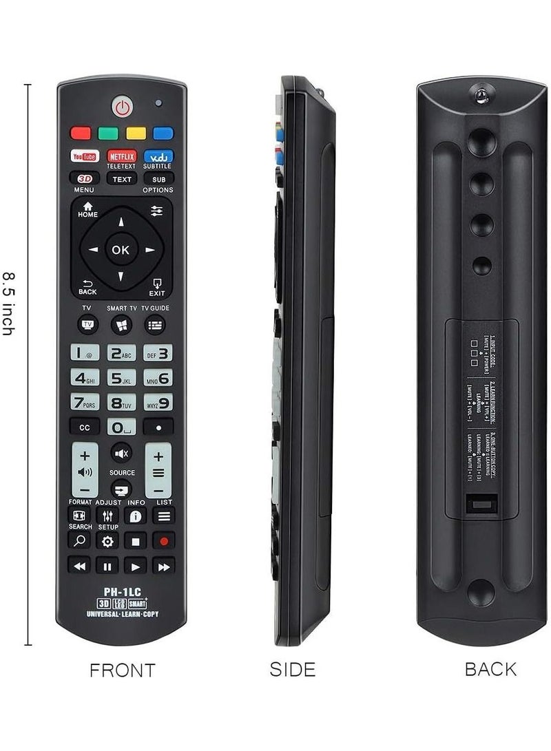 IAF Universal Remote Control with Luminous Buttons Compatible Replacement for Most 3D LCD LED Smart Plasma Philips TV - Image 2