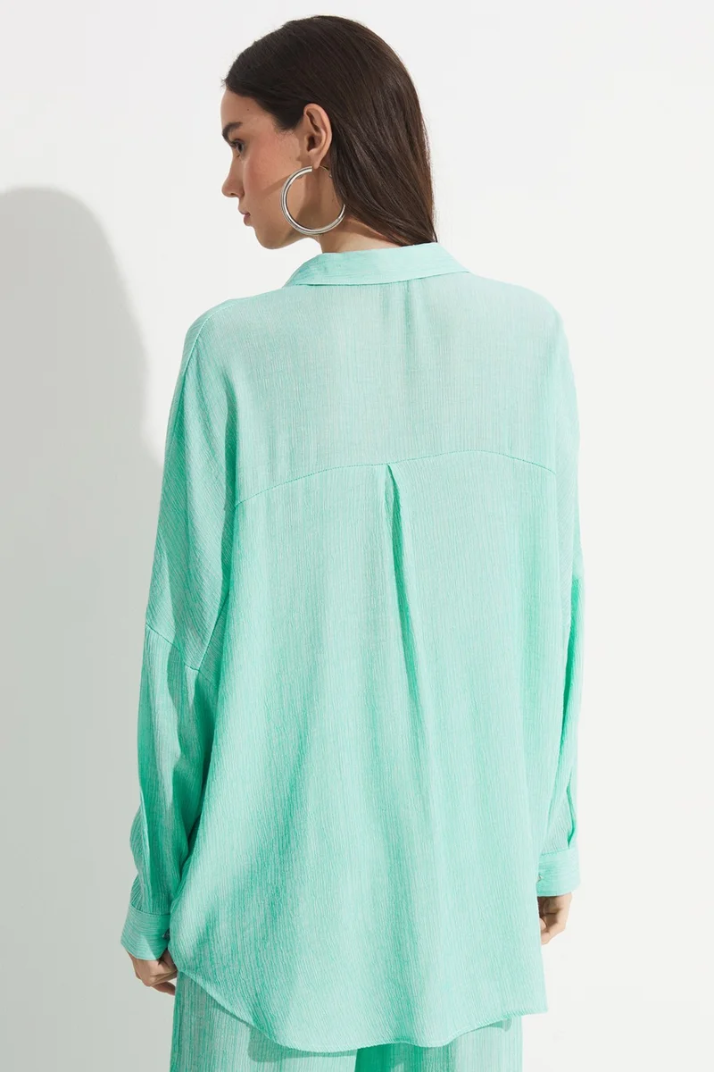 JUNE Exclusive Linen Blend Shirt