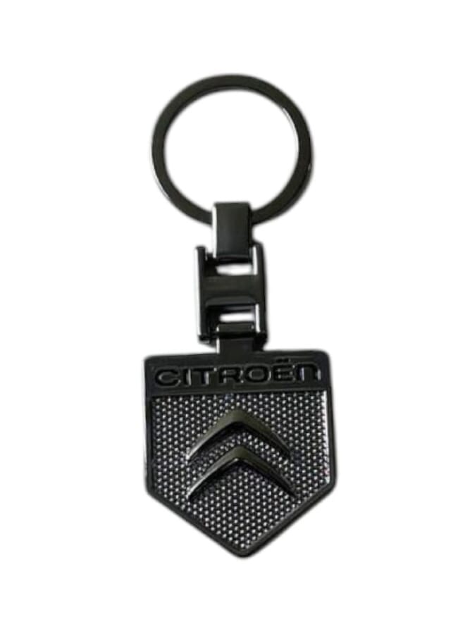 Luxury Metal Car Key Chain - Rust Resistant - Car Key Accessories - Fits Citroen Cars