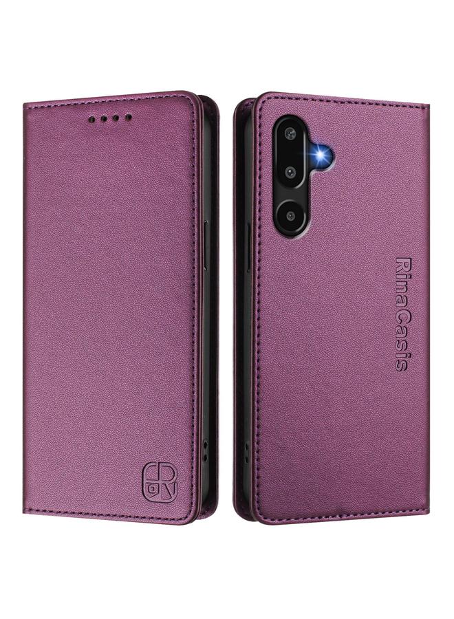 اس-توب جراب لهاتف Samsung Galaxy M16 / F16 5G Global RC01 جراب هاتف جلدي مزدوج الطي مزود بخاصية الشفط المغناطيسي بتقنية RFID - Image 2