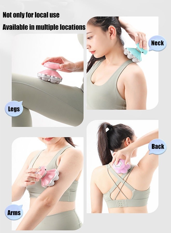 KASTWAVE Portable Vibrating Massager Easy Massage with 360 Degree Rotation Deep Relaxation Economically Applicable, Provide Just the Right Amount of Force and A Good Massage Experience, Pink  - Image 2