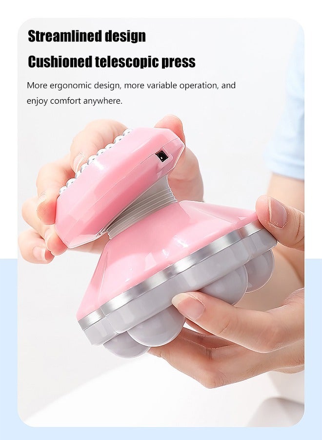 KASTWAVE Portable Vibrating Massager Easy Massage with 360 Degree Rotation Deep Relaxation Economically Applicable, Provide Just the Right Amount of Force and A Good Massage Experience, Pink  - Image 5
