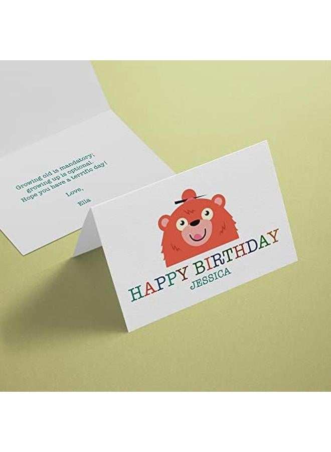 افيري بطاقات تهنئة قابلة للطباعة نصف مطوية 5.5 بوصة × 8.5 بوصة بيضاء غير لامعة 20 بطاقة فارغة مع مغلفات 3265 - Image 4