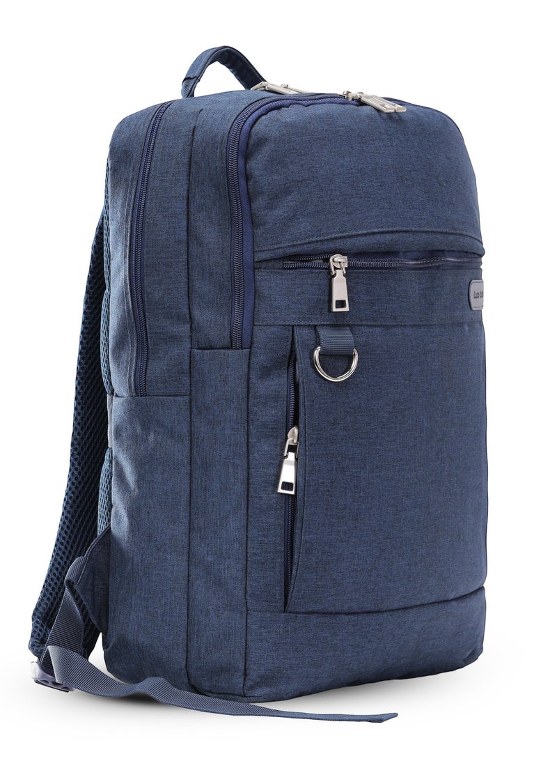 Lupo bianco Multi-Pocket Backpack - Navy  - Image 3