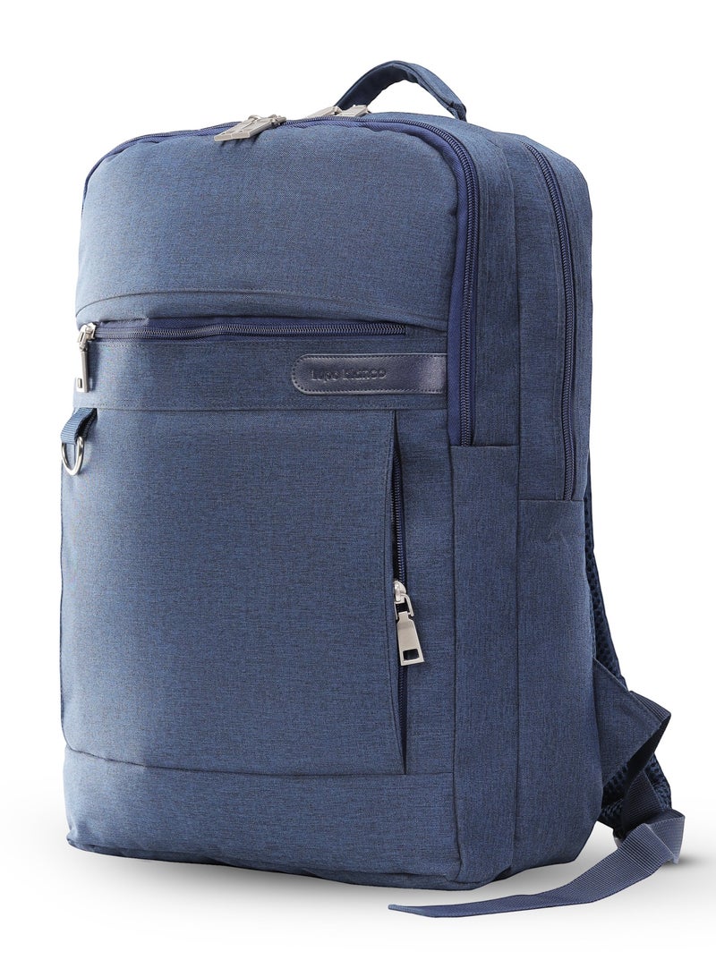 Lupo bianco Multi-Pocket Backpack - Navy  - Image 4