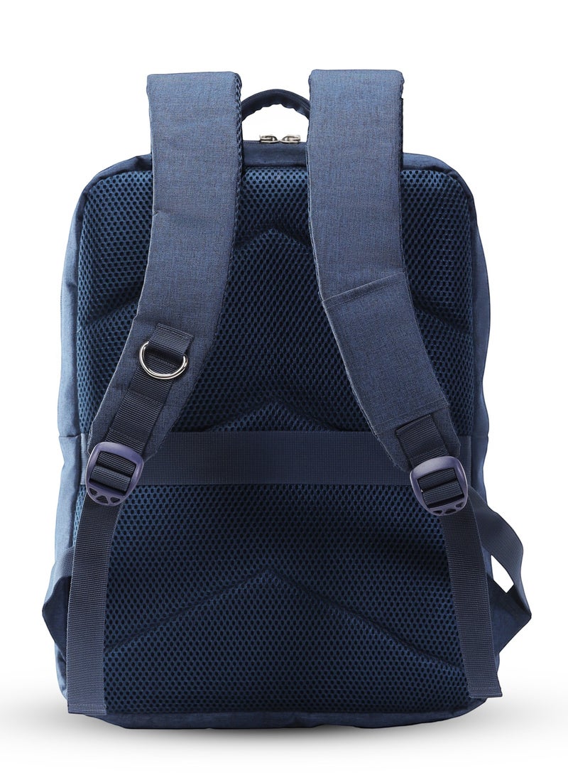 Lupo bianco Multi-Pocket Backpack - Navy  - Image 5