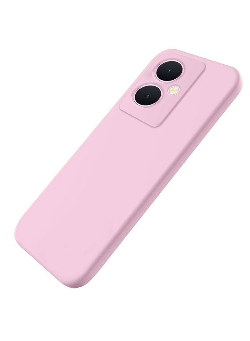 Techie Stylish TPU Silicone Back Cover Case for Vivo V29 Lite – Slim Fit Design, Smooth and Soft – Light Pink - Image 2