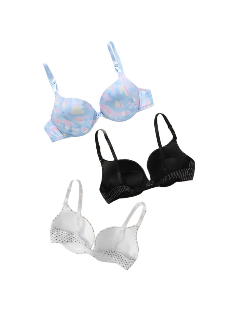 3 Pieces Ladies Front Closer Bra  - Image 4