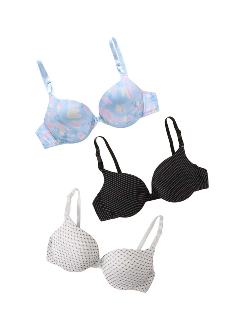 3 Pieces Ladies Front Closer Bra  - Image 1