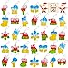 FIDWOD 32PCS Party Favors for Kids Mini Pop Keychain Toys Pack Bubble Sensory Stocking Stuffers for Boys Girls Stress Relief Classroom Supplies Prizes Gifts Birthday Goodie Bags Box - Image 3