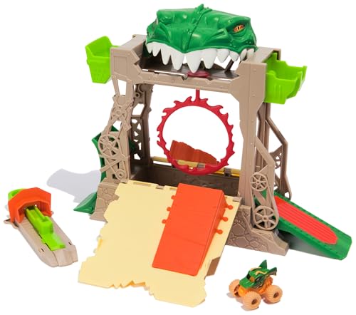 Monster Jam, Dragon Dungeon of Doom Playset, Mini Jams, Exclusive Die-Cast Dragon Monster Truck 1:87 Scale, Kids Toys for Boys Ages 3 and Up - Image 1