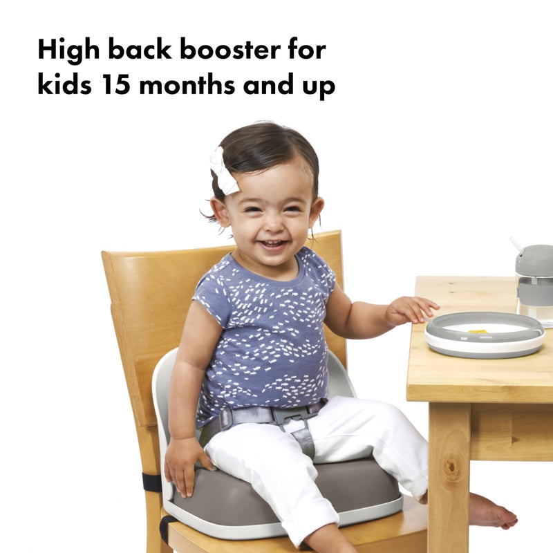OXO Tot Perch Booster Seat with Straps, Taupe - Image 2