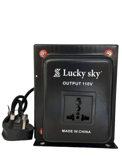 2000W Watt Step Down Transformer 220 Volt to 110 Volt Voltage Converter, Universal 3 Pin UK With Power Cord For Household Electrical Appliance Voltage Converter (220V TO 110V 2000W).