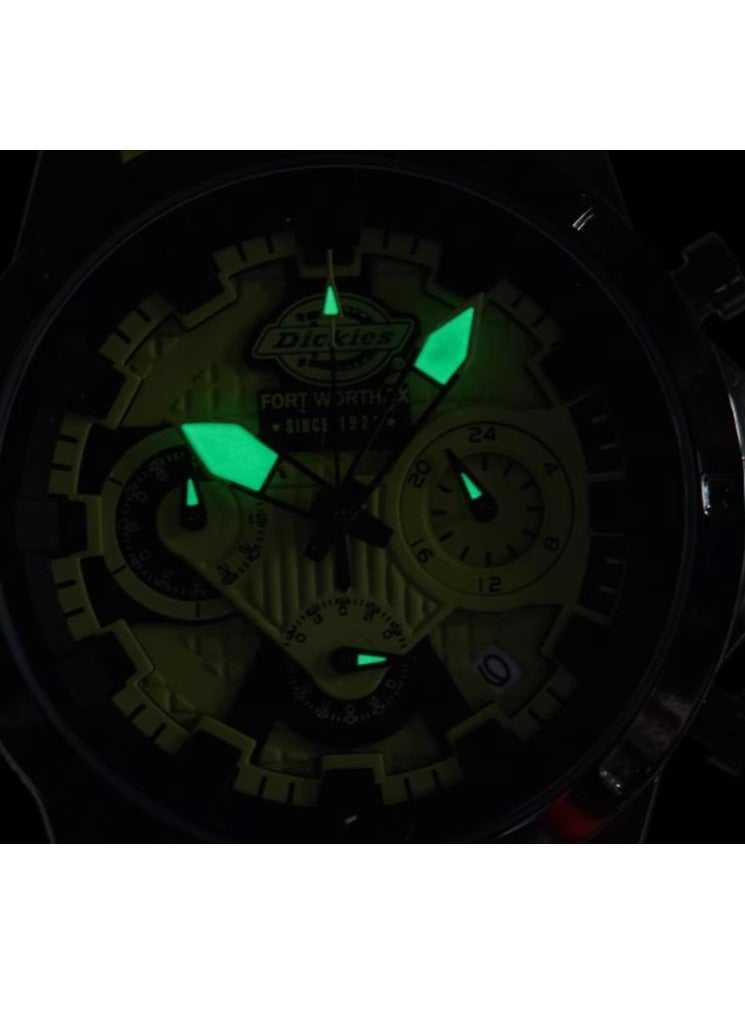 Dickies Men's Multifunctional Contrasting Color Student Sports Watch - Image 3
