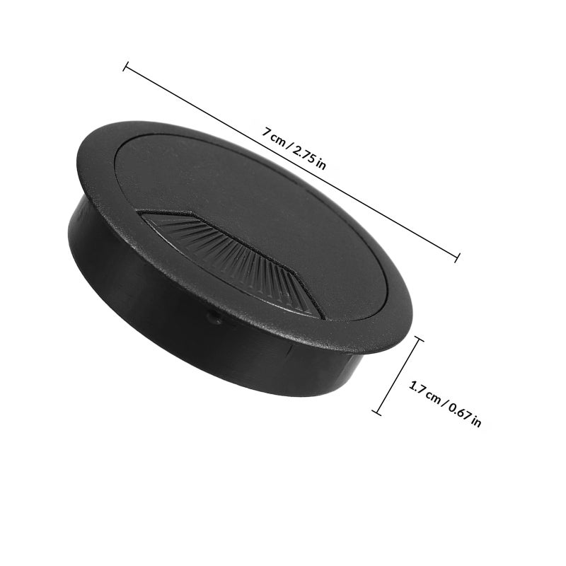 21pcs Desk Grommet Cable Management Desktop Wire Hole Cover Round Cable Hole Plug Cord Hole Cover for Cable Management for Home Office - Image 2