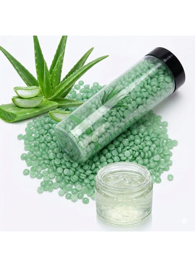 Jagravo Aloe Vera Hot Wax Beans 600gm for Hair Removal – Strip-Free - Image 1