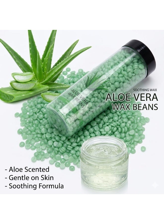 Jagravo Aloe Vera Hot Wax Beans 600gm for Hair Removal – Strip-Free - Image 2