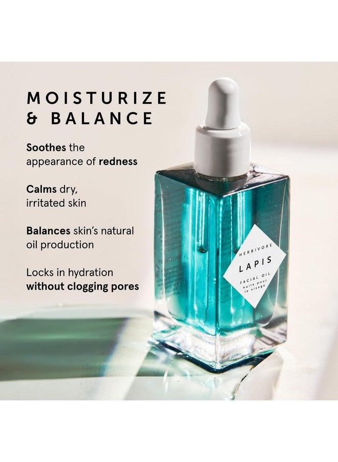 HERBIVORE Lapis Blue Tansy Face Oil - Skin-Balancing Moisturizer for Oily, Acne-Prone Skin | Redness Soothing, Azulene-Rich, Plant-based, Vegan, Cruelty-free, 50 mL / 1.7 oz - Image 2