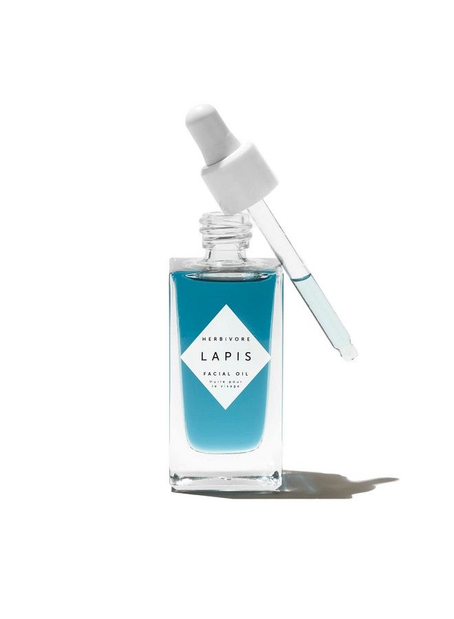 HERBIVORE Lapis Blue Tansy Face Oil - Skin-Balancing Moisturizer for Oily, Acne-Prone Skin | Redness Soothing, Azulene-Rich, Plant-based, Vegan, Cruelty-free, 50 mL / 1.7 oz - Image 1