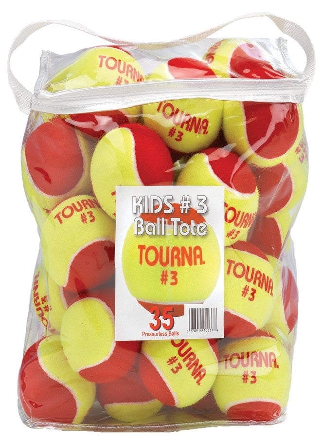 Tourna Sports Stage 3 Quick Start Low Compression Balls (35 Balls) - Image 1