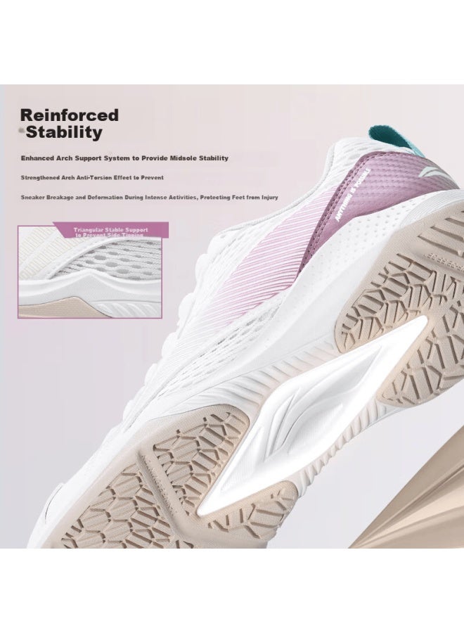 Li-Ning أحذية الريشة الطائرة من لي-نينغ تانجون كلاود يوني غير قابلة للانزلاق مقاومة للاهتراء امتصاص الصدمات خفيفة الوزن للغاية قابلة للتنفس أحذية رياضية للتدريب والمنافسة - Image 5