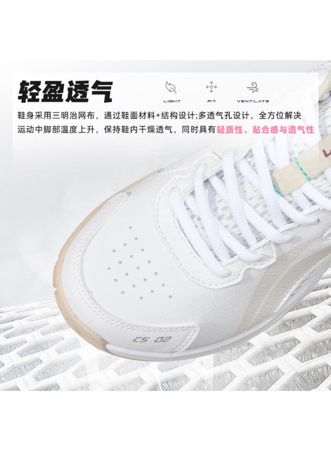 Li-Ning أحذية الريشة الطائرة من لي-نينغ تانجون كلاود يوني غير قابلة للانزلاق مقاومة للاهتراء امتصاص الصدمات خفيفة الوزن للغاية قابلة للتنفس أحذية رياضية للتدريب والمنافسة - Image 3