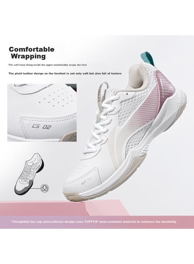Li-Ning أحذية الريشة الطائرة من لي-نينغ تانجون كلاود يوني غير قابلة للانزلاق مقاومة للاهتراء امتصاص الصدمات خفيفة الوزن للغاية قابلة للتنفس أحذية رياضية للتدريب والمنافسة - Image 4