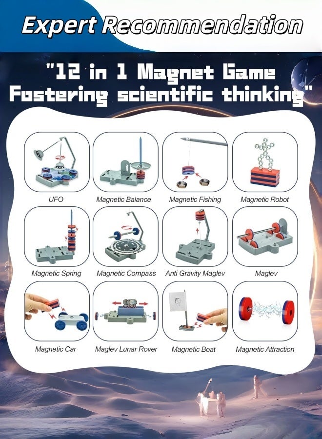 Saudi Select Inspiring 12-in-1 Magnetic Science Kit: Foster Joyful Learning & Education in the World of Science! - Image 3