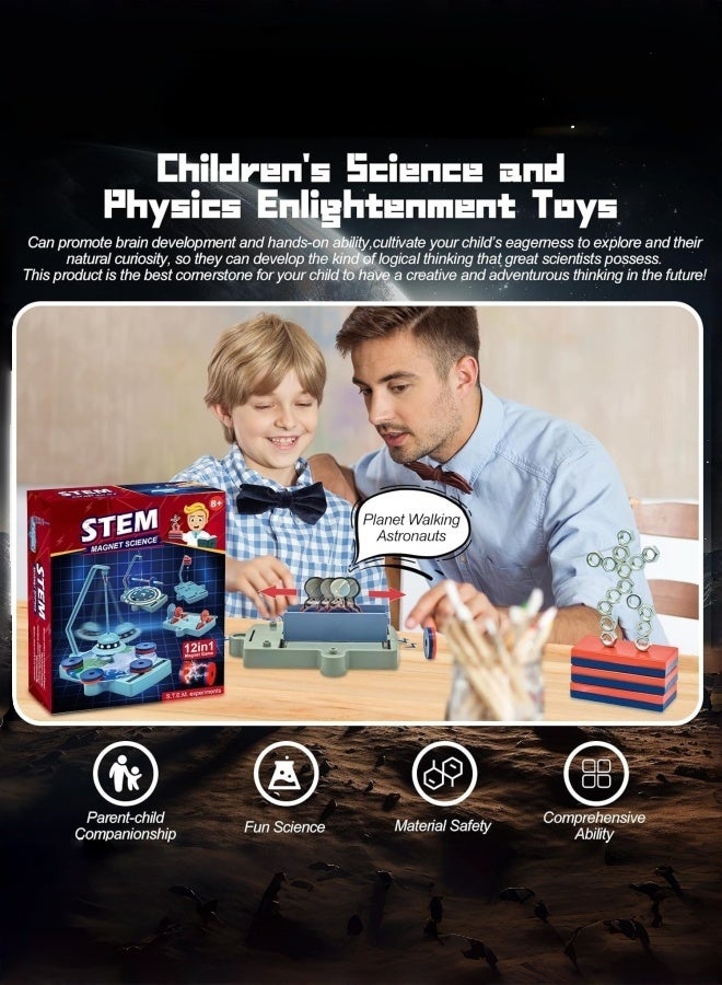 Saudi Select Inspiring 12-in-1 Magnetic Science Kit: Foster Joyful Learning & Education in the World of Science! - Image 5
