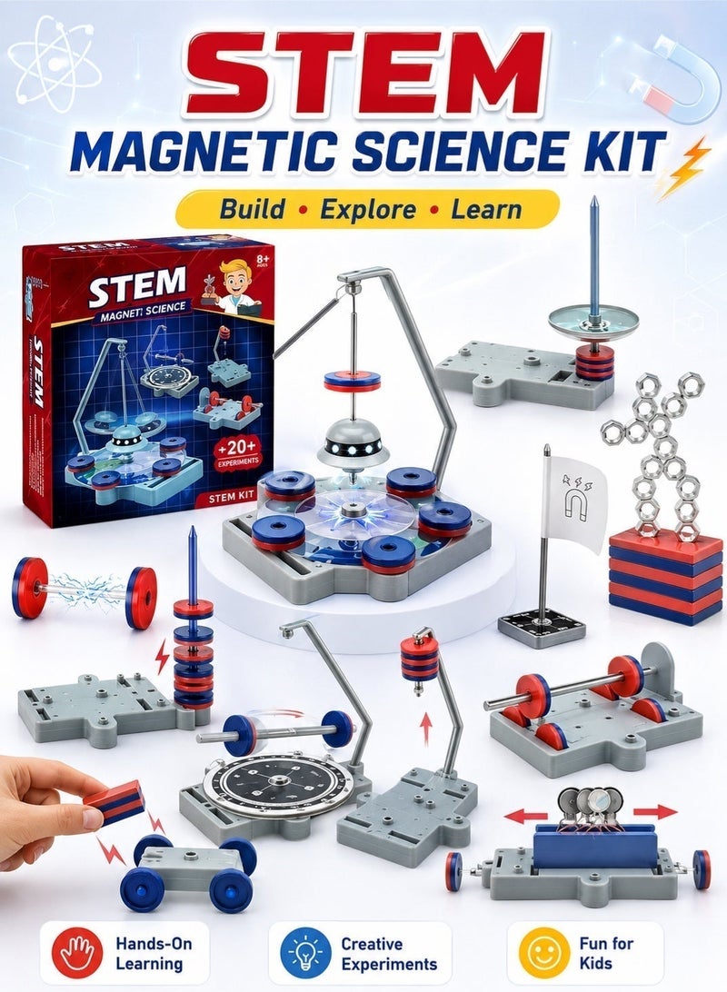Saudi Select Inspiring 12-in-1 Magnetic Science Kit: Foster Joyful Learning & Education in the World of Science! - Image 2