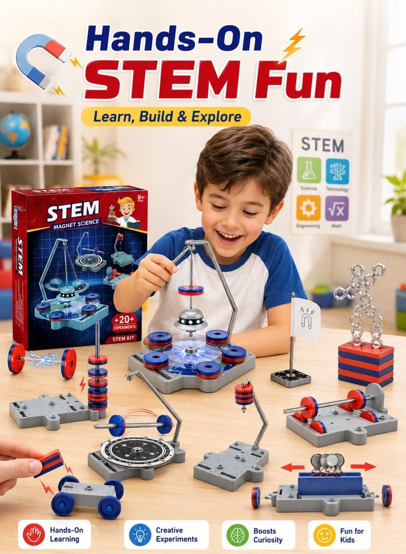 Saudi Select Inspiring 12-in-1 Magnetic Science Kit: Foster Joyful Learning & Education in the World of Science! - Image 1