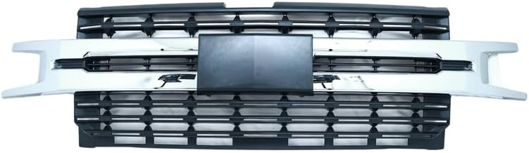 VGAAB Black/Chrome Grille for Silverado 2019-2021 Aftermarket Replacement - Image 1
