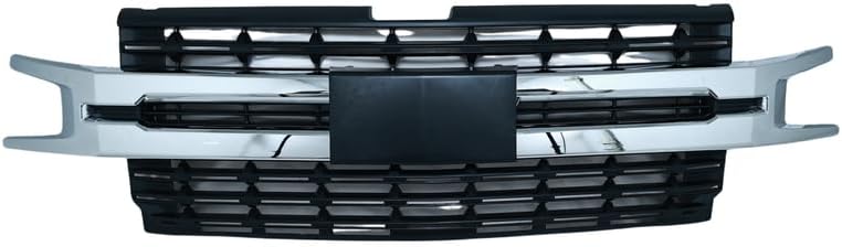 VGAAB Black/Chrome Grille for Silverado 2019-2021 Aftermarket Replacement - Image 2