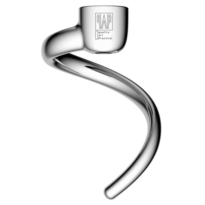 SPIRAL DOUGH HOOK REPLACEMENT FOR KITCHENAID 35 QT TILTHEAD STAND MIXERSPOLISHED 188 STAINLESS STEEL ACCESSORIESNO COATINGDISHWASHER SAFECOMPATIBLE FOR KSM33113316 ARTISAN MINI SERIES