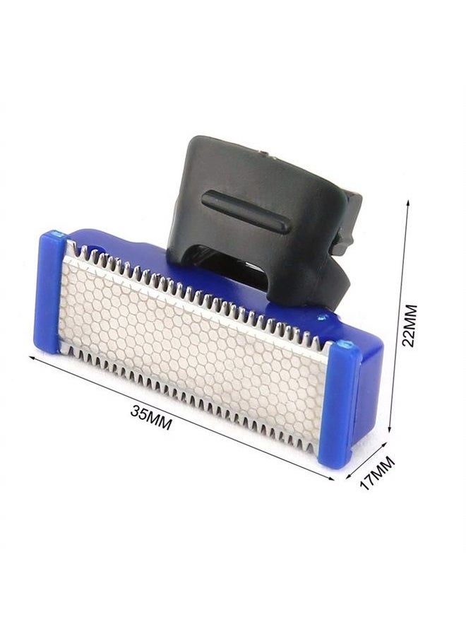 VINI - Replacement Heads for Old Version of Microtouch Solo Mens Shaver Electric Micro Trimmer (Pack of 4) - Image 1