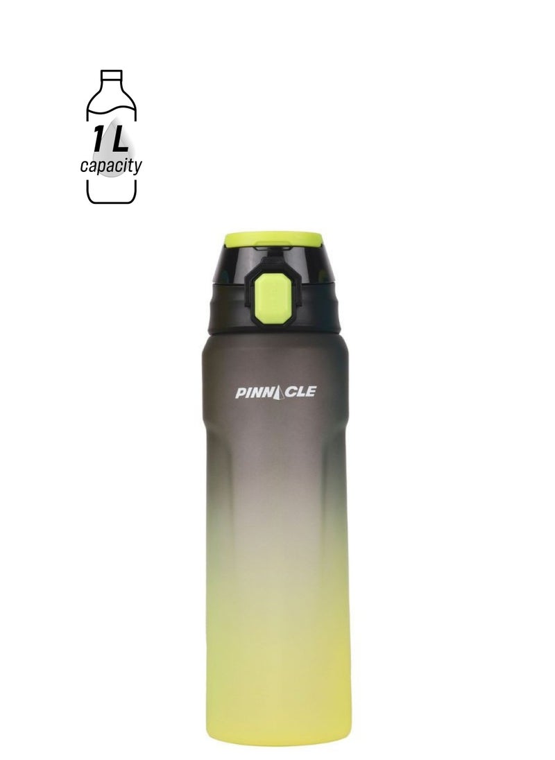 Winsor Winsor Pinnacle Wave Hydration Bottle 1000 Ml  | Leak-Proof Water Bottle with Protein Shaker - Ideal for Gym, School, and Outdoor Sports - Black  - Image 1