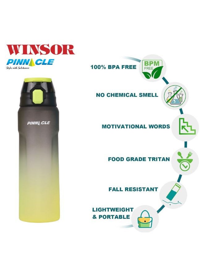 Winsor Winsor Pinnacle Wave Hydration Bottle 1000 Ml  | Leak-Proof Water Bottle with Protein Shaker - Ideal for Gym, School, and Outdoor Sports - Black  - Image 3