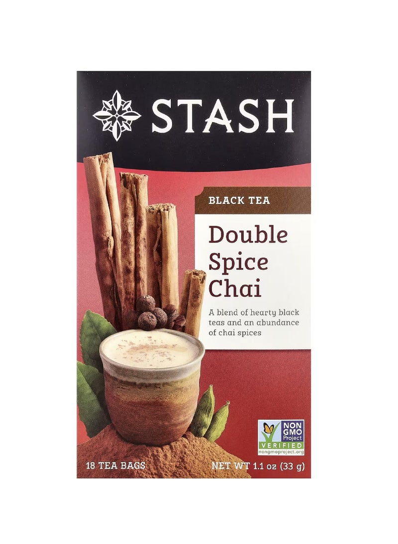 Stash Double Spice Chai Black Tea 18 Bags 33g