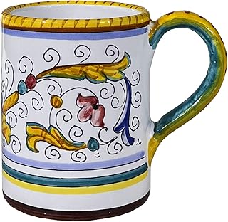 GUTE Deruta Italy by Gute | Raffaellesco Deruta Mug | Handcrafted & Handpainted Italian Ceramics | Authentic Italian - Image 1