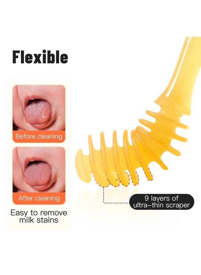 Phanpy Baby Toothbrush, Silicone Baby Tongue Cleaner Newborn, Infant Toothbrush 0-6 Months And 6 To 12 Months, Baby First Toothbrush, Oral Cleaner, Baby Mouth Cleaner - Image 3