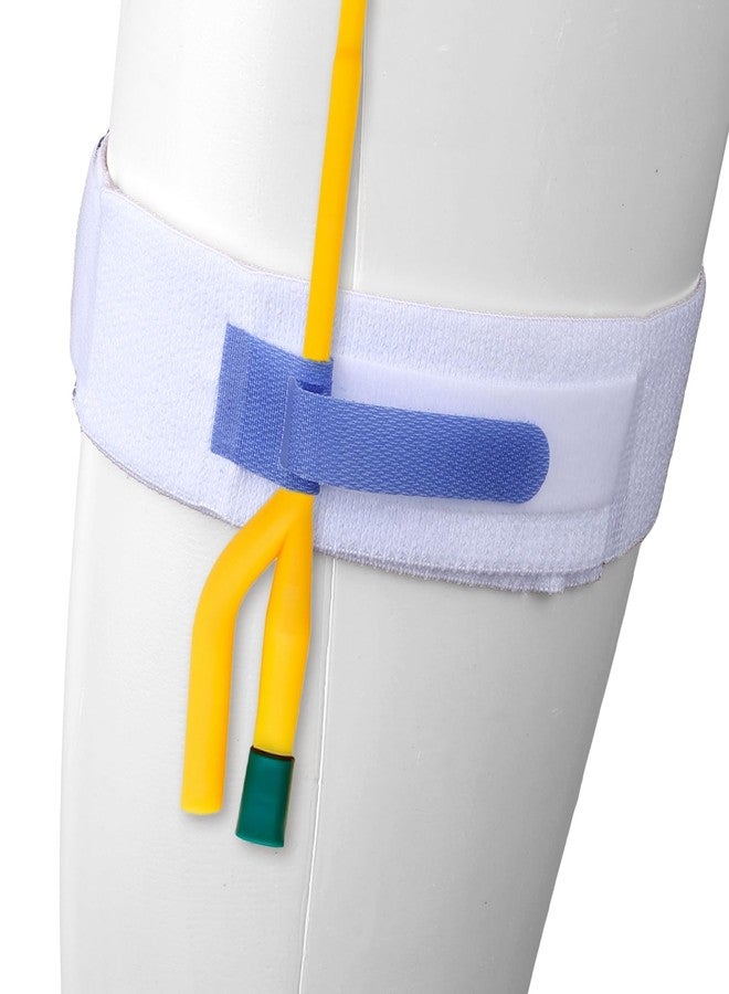 Fukaisu 2pcs Foley Catheter Leg Straps with Anti-Slip Nylon, 63x5cm/24.8x1.97in Polyester Urinary Catheter Holder for Secure Tube Stabilization and Comfortable Wear - Image 3