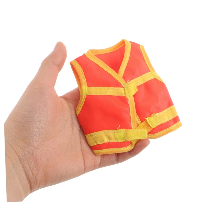 High Visibility Reflective Vest for Dolls Action Figures Safety Officer Outfit - Image 5