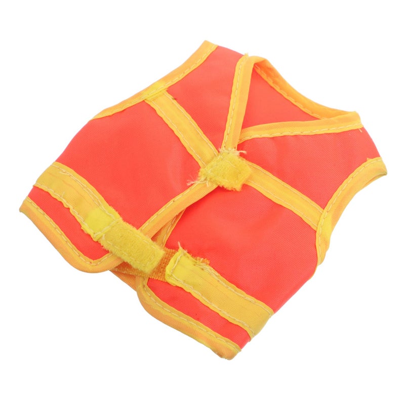 High Visibility Reflective Vest for Dolls Action Figures Safety Officer Outfit - Image 2