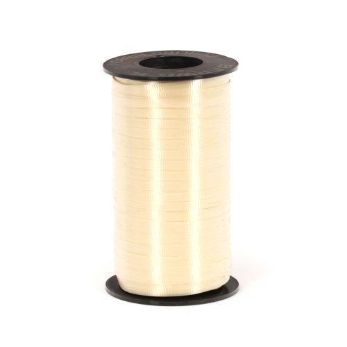 Berwick Splendorette Crimped Curling Ribbon, 3/16-Inch Wide by 500-Yard Spool, Vanilla - Image 1