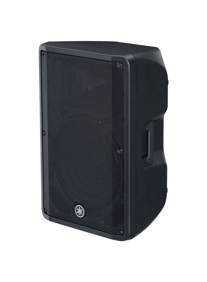 ياماها مكبر صوت مخروطي ثنائي الاتجاه مزود بمضخم ثنائي مع عاكس جهير DBR15 أسود - Image 2