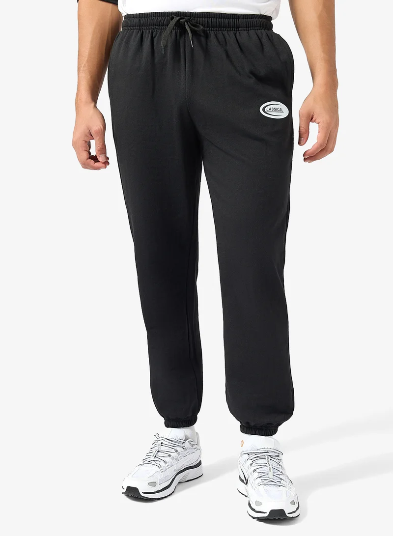 Seventy Five Graphic Design Oversized Joggers