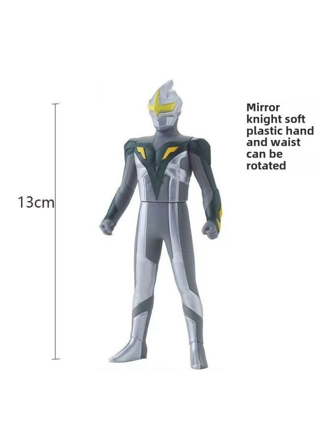 13cm Altman Soft Rubber Drop Not Bad Vinyl Doll Scenic Spot Stall Toys Boys Children's Toys-Colour:13mirror Knight - Image 1