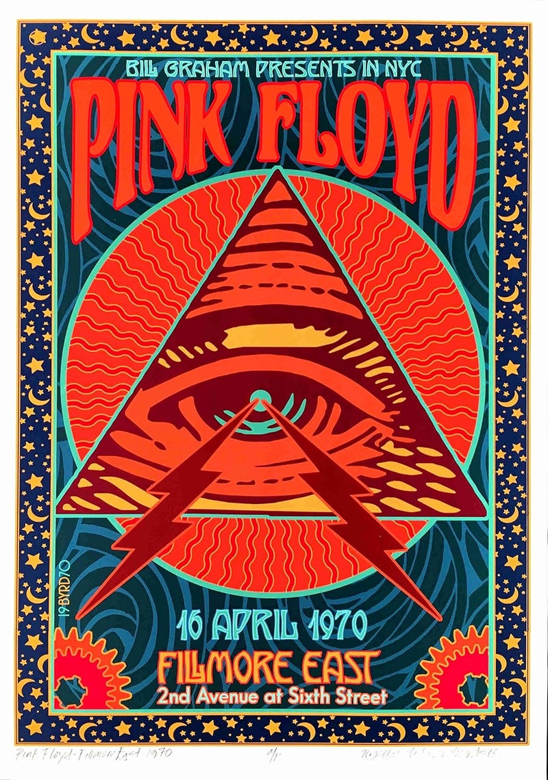 Bharat Udyog BHARAT UDYOG Pink Floyd Poster Rock Band Poster Vintage Music Poster300GSM Premium Matte Finish Art Paper 13x19 inches UNFRAMED SELF ADHESIVE Multicolor 8 MADE IN INDIA