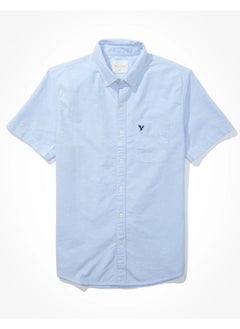 American Eagle AE Classic Fit Oxford Short-Sleeve Button-Up Shirt  - Image 2
