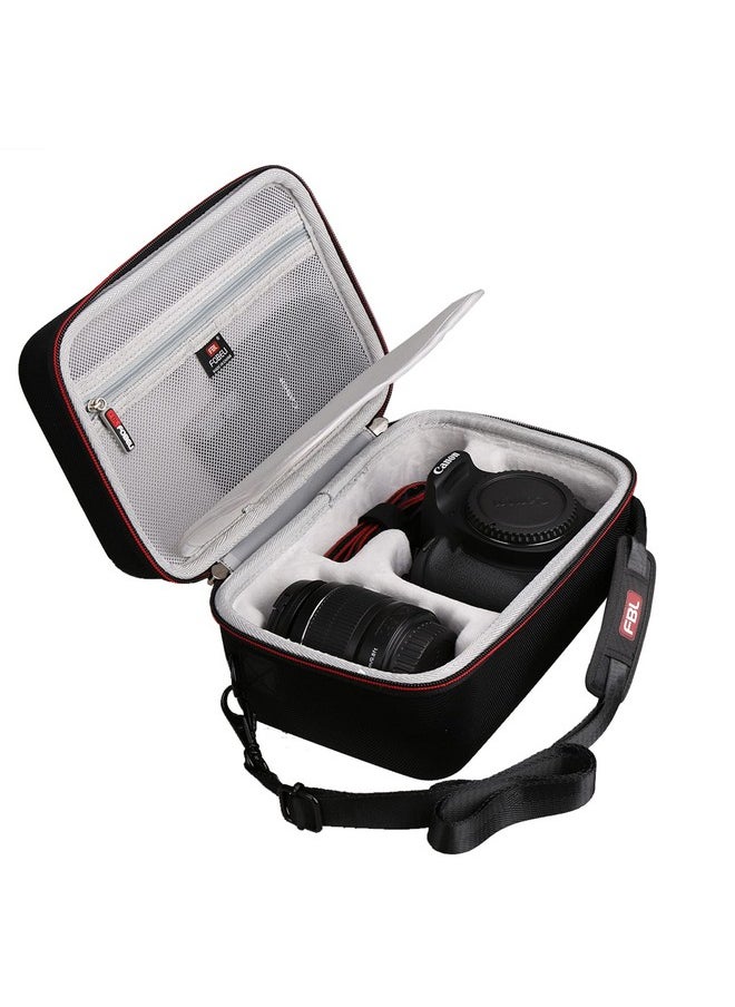 FBLFOBELI Hard Travel Carrying Case For Canon Eos Rebel T7 Dslr Camera With 1855Mm Lens Camera Protective Waterproof Storage Bag  - Image 2